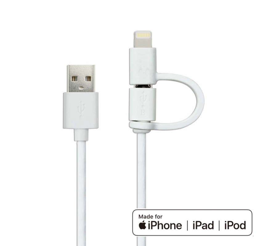 Câble 2en1 USB 3.0 MFi