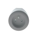 PRISE AVEC PORT USB REVERSIBLE BEWATT BLANC/BLEU