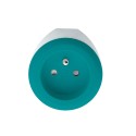 PRISE AVEC PORT USB REVERSIBLE BEWATT BLANC/BLEU