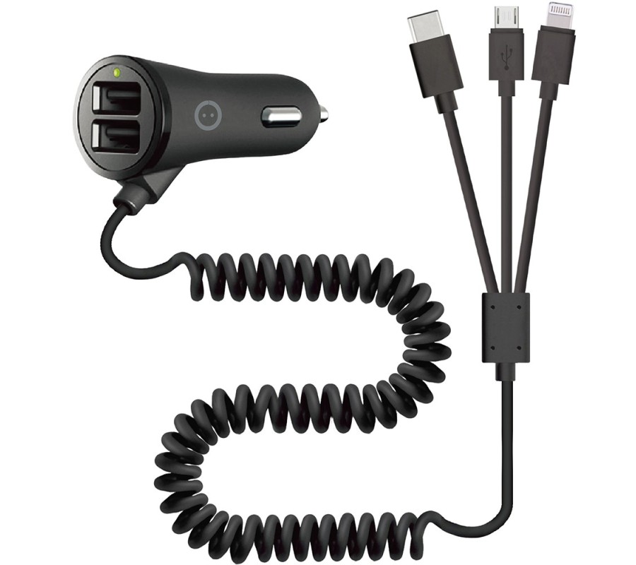 Rallonge 12V USB - Câble 3en1