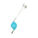 PRISE AVEC PORT USB REVERSIBLE BEWATT BLANC/BLEU