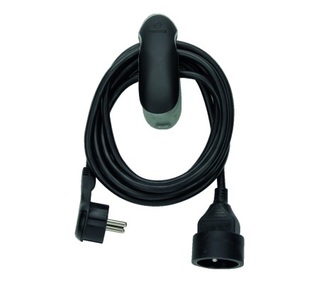 Rallonge 5mètres noire + Clip